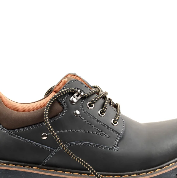 Schwarze Schuhe des Mannes — Stockfoto