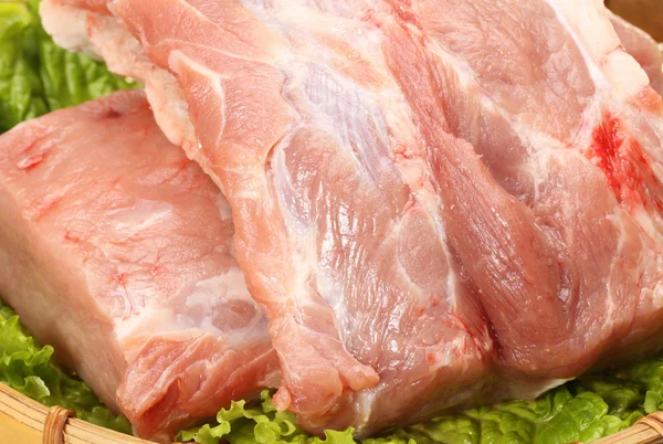 Rohes Schweinefleisch — Stockfoto