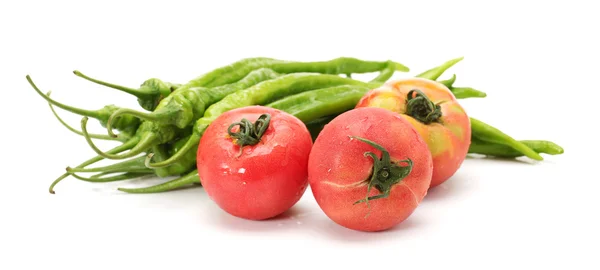 Peperoncino e pomodoro — Foto Stock