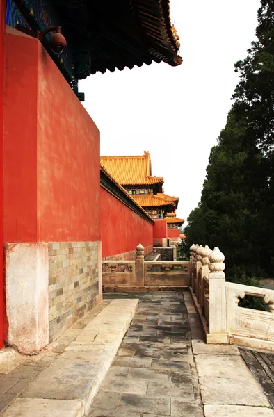Ancient buildings in Forbidden City, Beijing of China — Stock Photo, Image