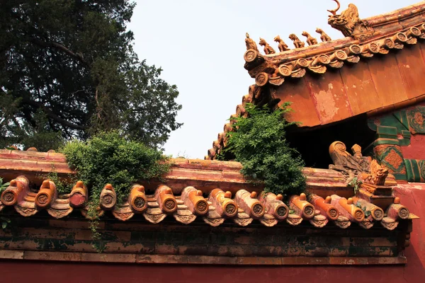 Roof at the forbidden city — Stock Photo, Image