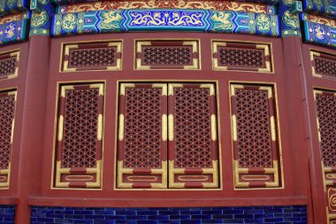 detay penceresinin yasak şehir, beijing, Çin