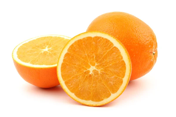 Orange on the white background Stock Photo