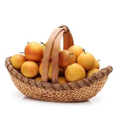 nanguo armut beyaz zemin üzerine