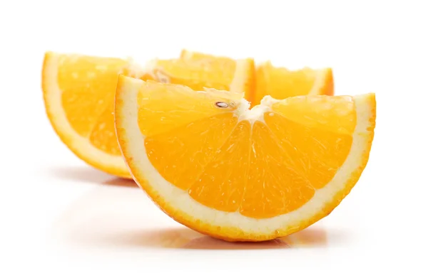 Orange on the white background — Stock Photo, Image