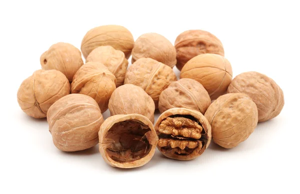 Walnut on white background — Stock Photo, Image