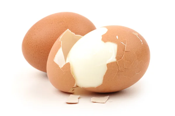 Jaja izolowane na białym tle — Zdjęcie stockowe