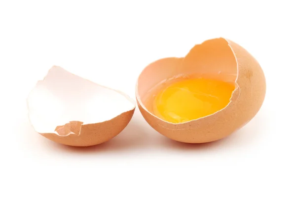 Egg isolated on white background — Stock Photo, Image