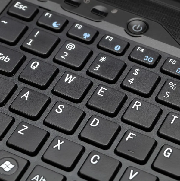 Tastatur eines Notebooks. — Stockfoto