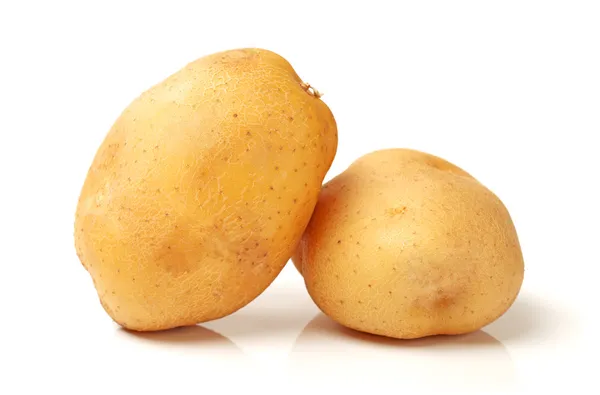 Potato on white background — Stock Photo, Image