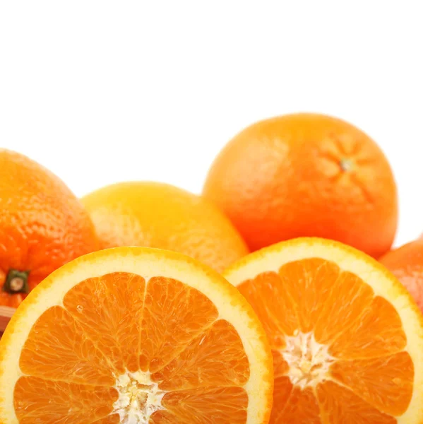 Arancione sullo sfondo bianco — Foto Stock
