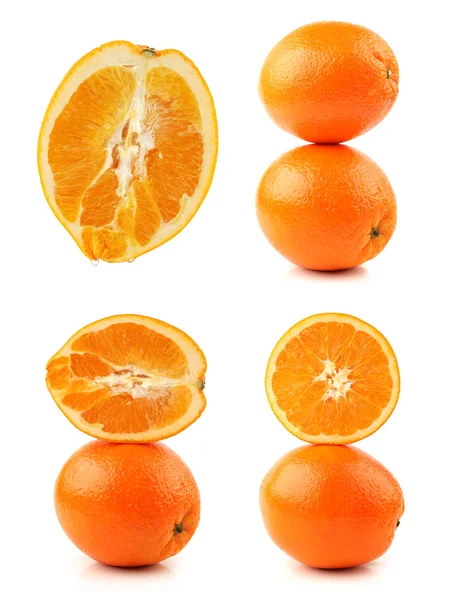 Orange on the white background — Stock Photo, Image