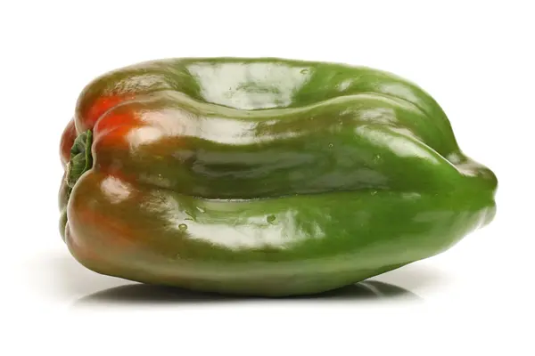 Green pepper on white background — Stock Photo, Image