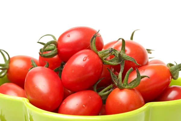 Small tomato on white background — Stock Photo, Image