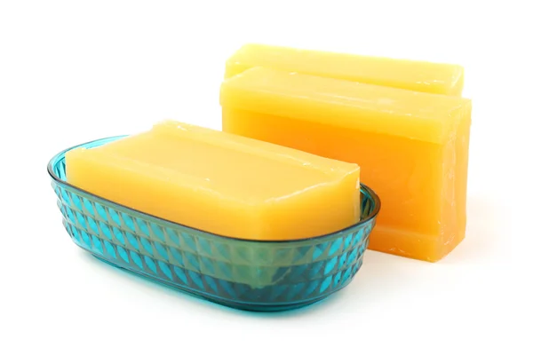 Yellow soap — Stock Photo, Image