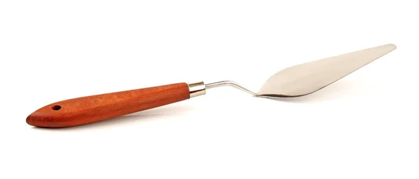 Palette knife, isolated on white background — Stock Photo, Image