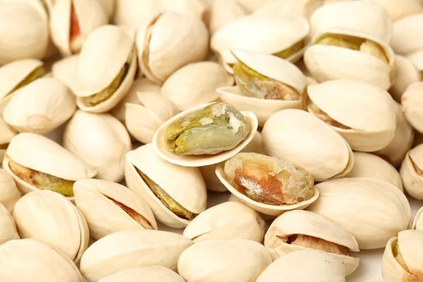 Many pistachio background — Stock Photo, Image