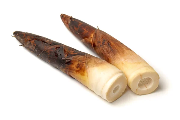 Brote de bambú sobre el fondo blanco —  Fotos de Stock
