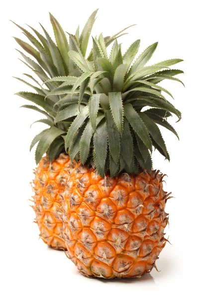 Ananas på vit bakgrund — Stockfoto