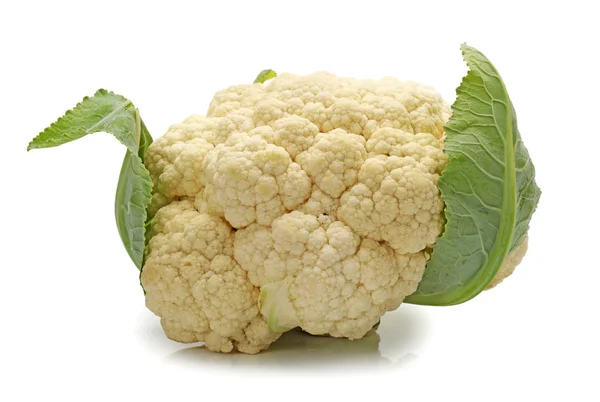 Fresh cauliflower isolated on white — Stock Photo, Image