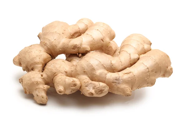 Fresh ginger on a white background — Stock Photo, Image