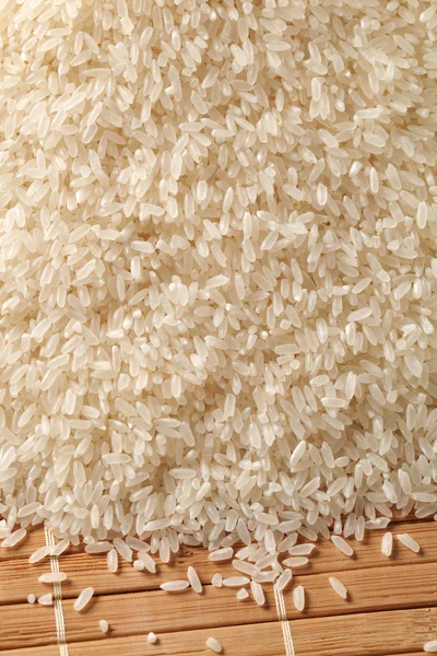 Hintergrund weißer Reis — Stockfoto
