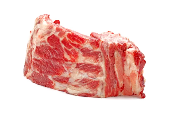 Pork ribs on white background — Zdjęcie stockowe