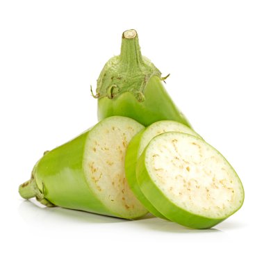 Beyaz arkaplanda kabak