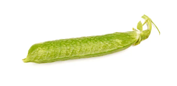 熟したエンドウ豆野菜、分離で白い背景 — ストック写真