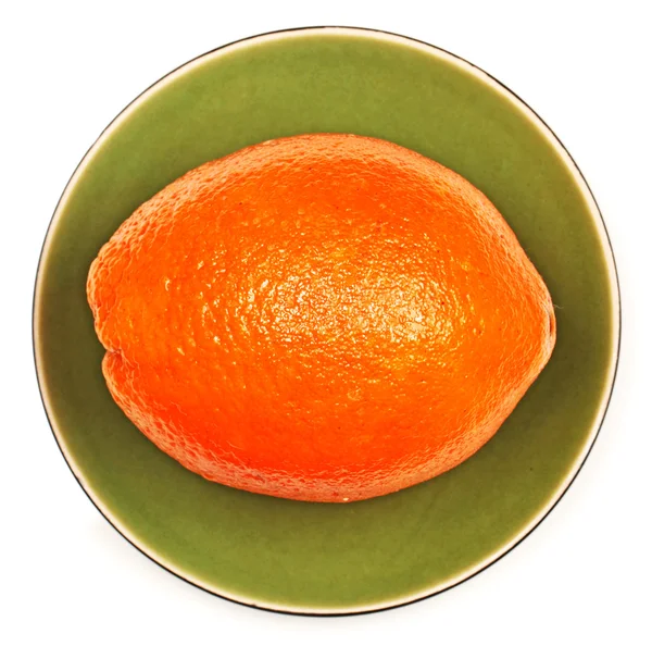 Orange sur le fond blanc — Photo