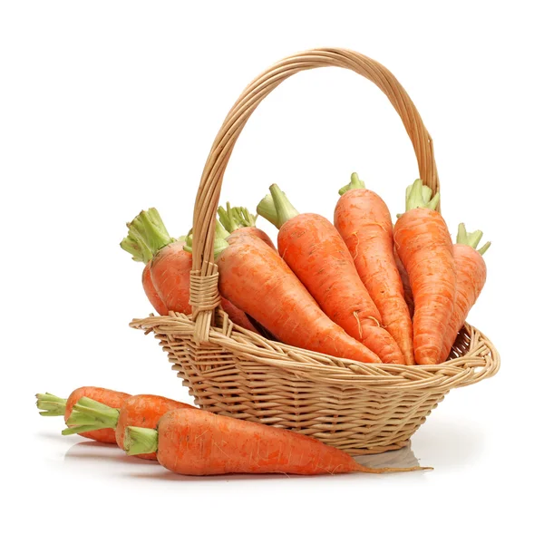 Fresh carrot on a white background — Stock Photo, Image