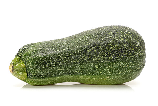 Fresh vegetable marrow. Isolated on white