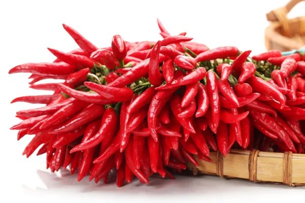Red Hot Chili on white background — Stock Photo, Image