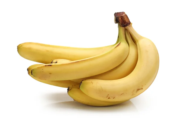 Banana su sfondo bianco — Foto Stock