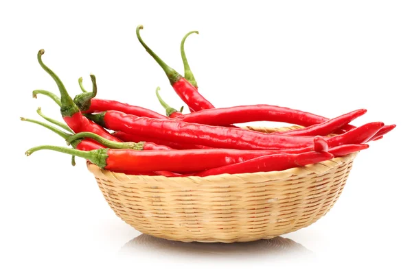 Hot Pepper on white background — Stock Photo, Image