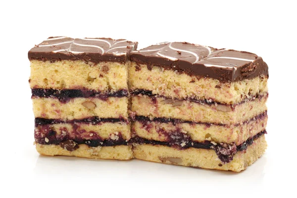 Tasty cake isolated on white background — Stock Photo, Image