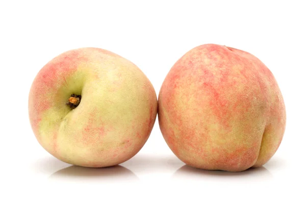 Peach on white background — Stock Photo, Image