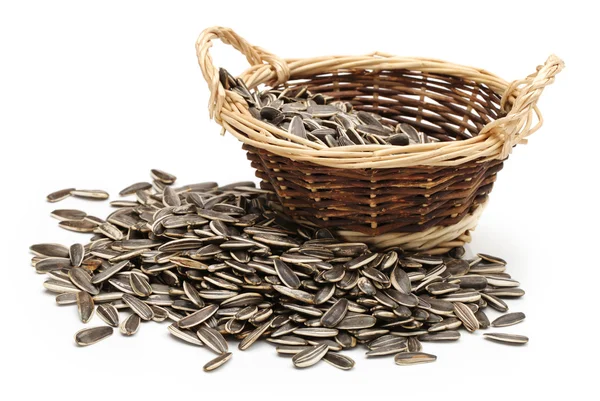 Sunflower seeds background — Stock Photo, Image