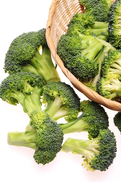 Vařená brokolice připraven na zelený salát — Stock fotografie