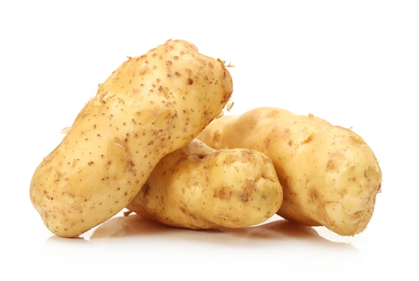 Potatoes on white background — Stock Photo, Image