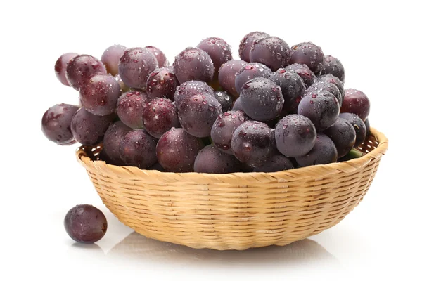 Grapes on white background — Stock Photo, Image