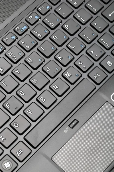 笔记本计算机的键盘 — 图库照片