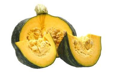 beyaz arkaplanda kabak