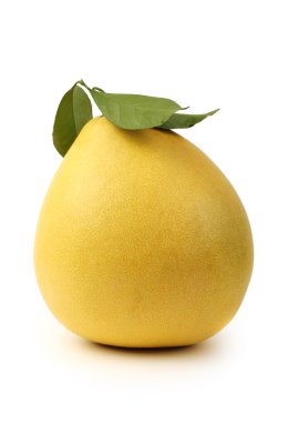 Beyaz arka plan üzerinde izole pomelo