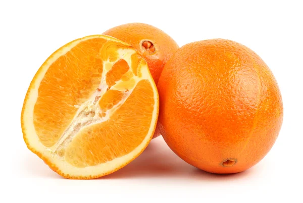 Orange on the white background — Stock Photo, Image