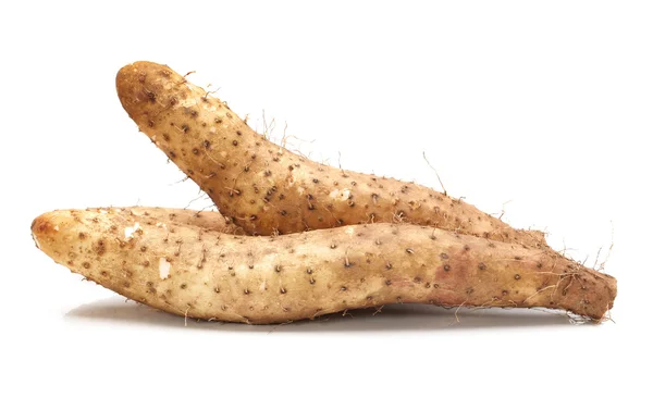 Chinese yam on white background — Stock Photo, Image