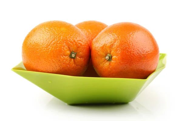 Orange on the white background — Stock Photo, Image