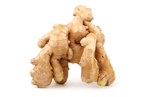 Fresh ginger on a white background — Stock Photo, Image