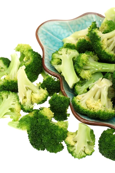 Boiled Broccoli ready for green salad — Stock Photo, Image