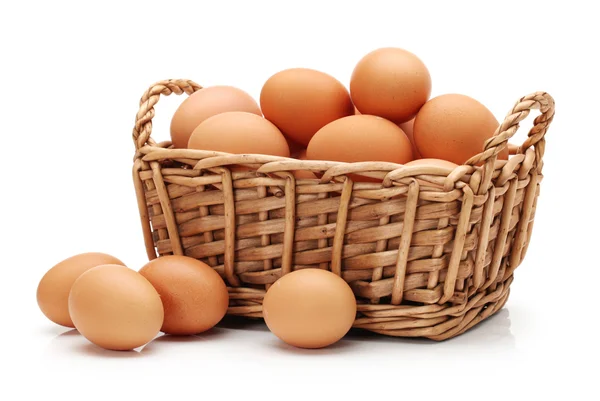 Coleta de ovos — Fotografia de Stock